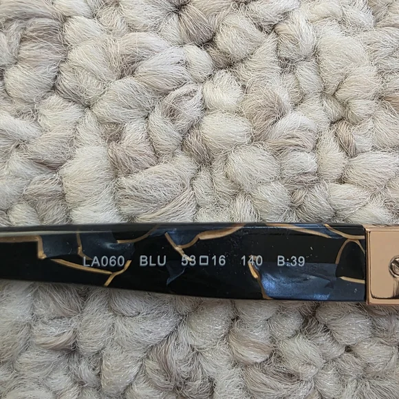 L.A.M.B. Black and Gold Glasses - Picture 5 of 5
